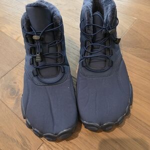 Men's Blue Insulated Snow Boots